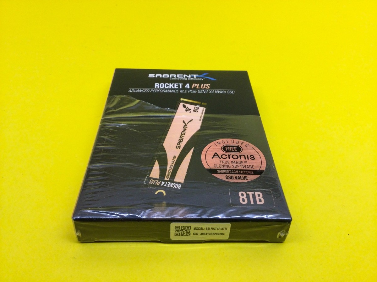 Sabrent Rocket 4 Plus 8TB PCIE 4.0 NVME M.2 2280 Internal SSD SB
