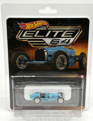 Hot Wheels Elite 64 Bugatti Type 59 2023 Grand Prix Car From the 1930s 1:64