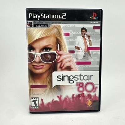 SingStar '80s (Sony PlayStation 2, 2007) PS2 Complete and Tested