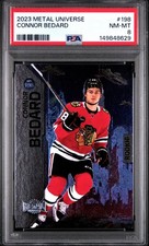 2023-24 Metal Universe Connor Bedard Rookie RC #198 PSA 8 NM-MT