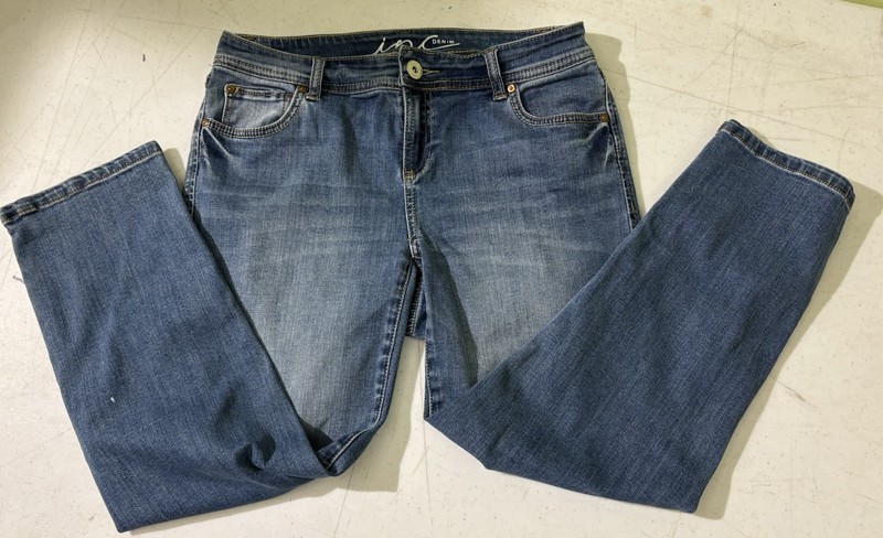 Jeans INC International Concepts Sz 4 Skinny Leg Blue Curvy Fit EUC