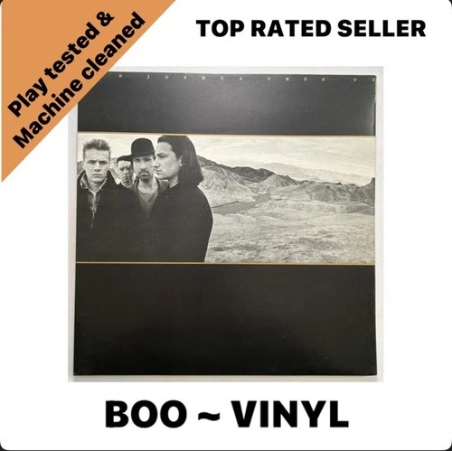 U2 the Joshua Tree Vinyl LP 12" Record Island Records 1987 VG+ / EX