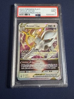 ERROR SLAB PSA 9 Arceus VStar Pokemon Prize Pack 123/172 INCORRECT