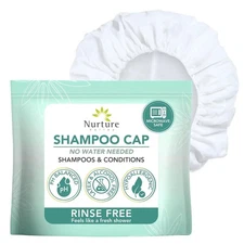 Nurture No Water Rinse-Free Shampoo Cap | 24 Count Waterless Hair Wash