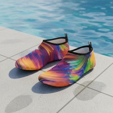 Chaussettes de Plage Anti-Coupure Chaussures de Snorkeling Semelle Souple