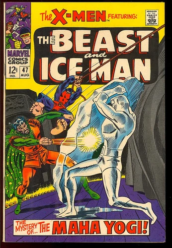 X-Men #47 Nice Unrestored Silver Age Superhero Vintage Marvel Comic 1968 FN