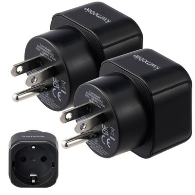 2er Set Reise Adapter USA - Adapter USA Deutschland Stecker - USA Adapter