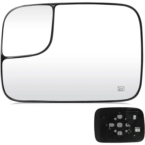 Driver Left Side Heated Towing Mirror Glass For 02-08 Dodge RAM 1500 2500 3500
