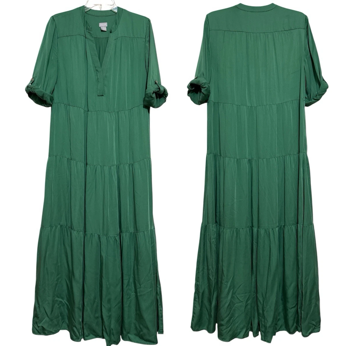 knee length dresses for ladies Dress Casual Maxi By Chicos In Black, Size:S – Clothes Mentor Strongsville  OH