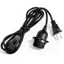 Plug in Hanging Light Cord Kit - 16Ft Pendant Light Plug in Lamp Kit, E26/E27...
