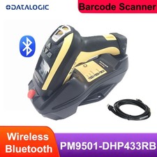 Image of Datalogic PowerScan PM9501-DHP433RB Wireless 2D Barcode Scanner Reader w/ Cradle