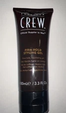 American Crew Men's Hair Gel, Firm Hold, Non-Flaking Styling Gel, 3.3 Fl Oz