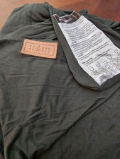 Tuck and Bundle Baby Carrier Wrap MicroModal Texas Made Gray Infant Sling