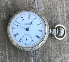 Waltham Mod 1883 Gr. Sterling Sz. 18s Pocketwatch Open Face American Case Co.