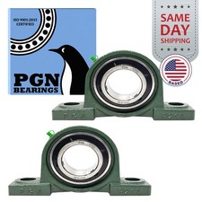  2 UCP213-40 Solid Pillow Block Bearing 2-1/2" Bore Self Aligning 2 Bolt