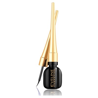 5907609332677 Celebrities Eyeliner wodoodporna konturówka do oczu Black Eveline 
