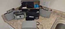 Polaroid Automatic Land Cameras 100 103 104 320 360 420 Lot of 6 Accessories