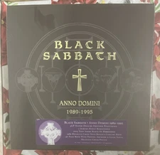 BLACK SABBATH ANNO DOMINO 1989-1995 4LP SUPER DELUXE BOX SET WITH 40 PAGE BOOK +