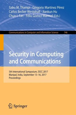 Security in Computing and Communications Sabu M. Thampi (u. a.) Taschenbuch xix