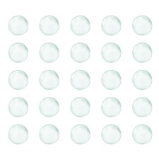 150pcs Glass Ball Boiling Stones 9mm Soda Lime Glass Beads, Clear