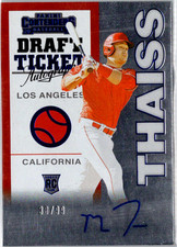 Matt Thaiss Panini Contenders - Retro 1998 Rookie Draft Ticket Blue /99 98RT-MT