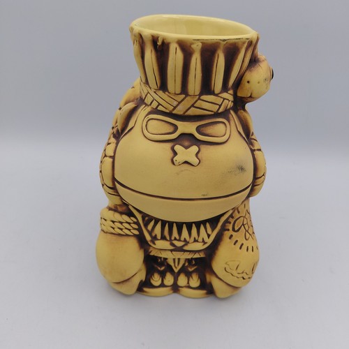 Sun Bum x Tiki Farm Sea Turtle Gorilla Monkey Tiki Mug