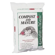 Michigan Peat 40 Pound Garden Magic Compost and Manure with Odor Free Blend a...