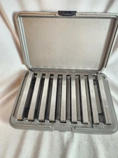 TESA Brown & Sharpe 599-921-4 Ultra-Precision Parallels  1/4" x 6" Long 9 pairs