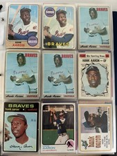 1968-1970s Baseball Cards  Hank Aaron , A Few Of The 1973 Topps Error Cards