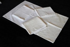 Promotion 4 Pillow Cases New White Embroidered Lace Edge 100 Cotton Standard
