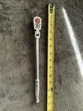 Snap On F731, 3/8” Dr Swivel Head Ratchet, Used…see Pics….works Fine….
