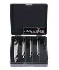 Ustrial Tools 5pc Ansi M42 h.s.s. + 8 Cobalt Center Drill Set 05565500