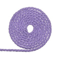 Twisted Cord Trim, 3mm/11 Yard Trim Cord Rope Twine Braided Rope, Purple