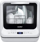 Portable Dishwasher Countertop with 5L Built-In Water Tank, No Hookup Needed, 6 