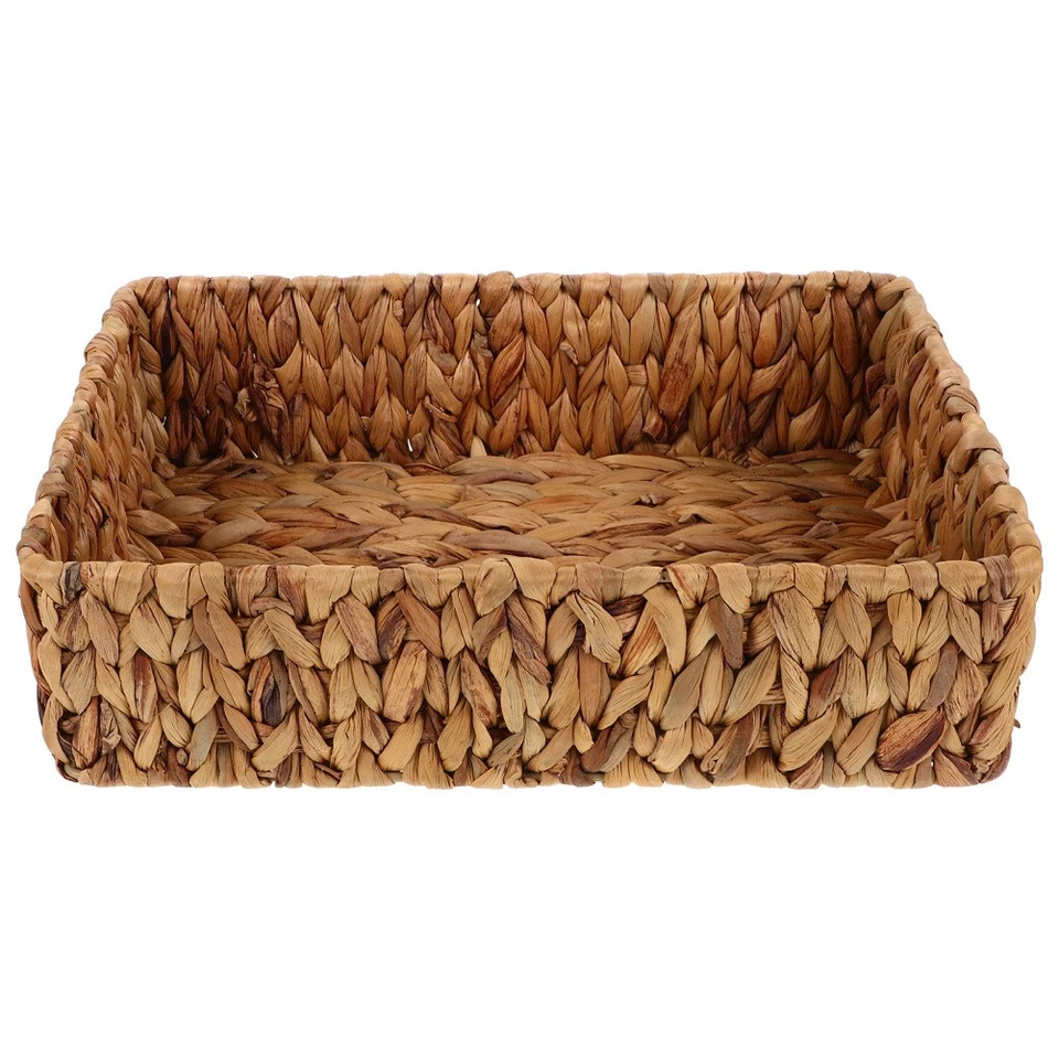  Cesta Portaoggetti Cesto Di Vimini Cestini Intrecciati Cestino Per Bagno - Immagine 2 di 4