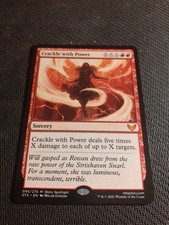 MTG Crackle with Power, Strixhaven: School of Mages - Top Zustand