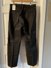 NWT Dickies 856 made 09/03/11 Mens Work Pants Black Size 34x32