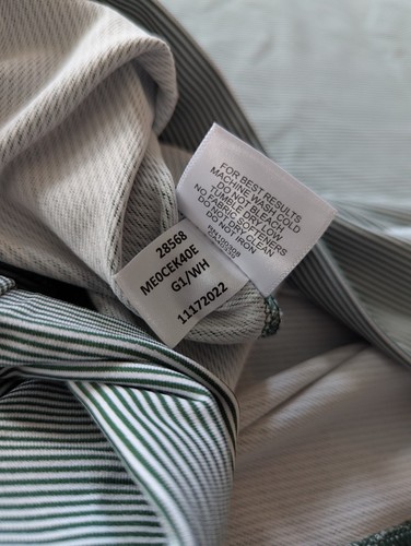 Pullover elástico verde blanco Peter Millar XL Tulane University 1/4 cremallera para hombre - Imagen 8 de 8