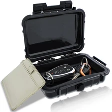 Tactical45 6.4 x 4.5 x 2in Hard Shell Case with Rubber Lining and Pressure Valve