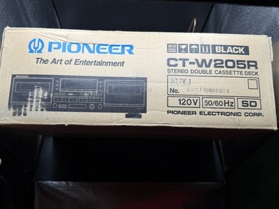 Pioneer CT-W205R Component Stereo Double Cassette Brand New Factory Sealed Box!!