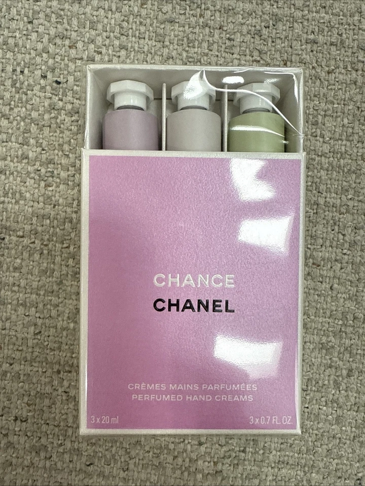 Chanel Chance Juego de Cremas de Manos Perfumadas 20ml x 3 Edición Limitada Nuevo Precintado Foto 4 de 4