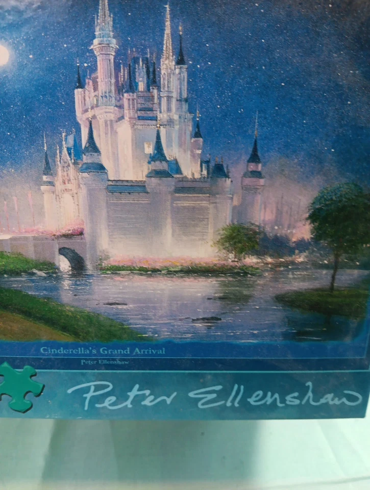 Quebra-cabeça Disney Fine Art Cinderela Grande Chegada 1000 peças NOVO Peças Seladas - Imagem 4 de 4