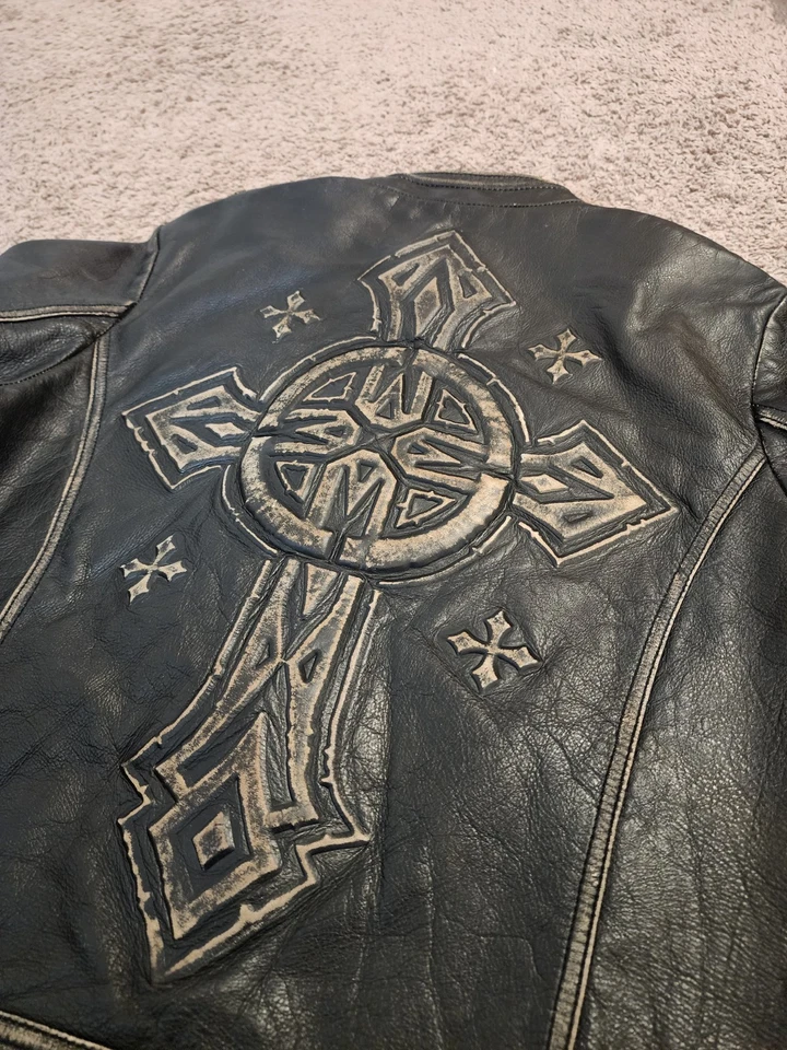 Кожаная куртка Affliction Jesse Pinkman Breaking плохой размер M - Изображение 3 из 4