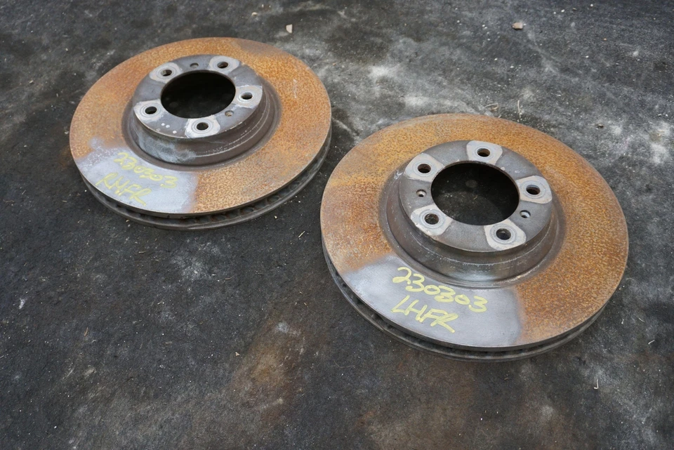 Juego conjunto de rotor de disco de freno delantero OEM 971615301 Porsche Panamera 971 2017-22 Foto 3 de 4