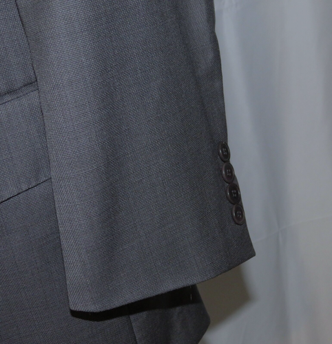 Ermenegildo Zegna Gray Nails Head Traveller Micronsphere Two Button Suit 44S - Picture 10 of 17