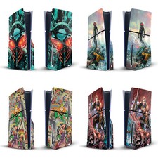 AQUAMAN DC COMICS COMIC BOOK COVER VINYL SKIN FOR SONY PS5 SLIM DISC CONSOLE