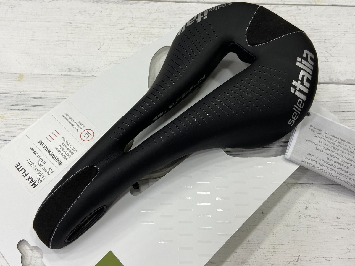 Selle Italia Max Flite Gel Superflow 146x290mm L3 Ti316 Rail Road