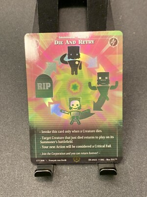 2022 Rise TCG Kickstarter Alpha Set - Die and Retry (Common Rarity) (LP)