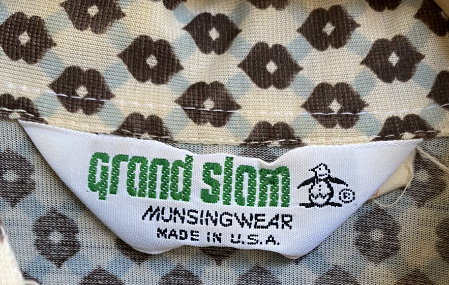 Vintage 70’s Munsingwear Polo Grand Slam Shirt Penguin Logo size Medium image 5