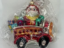 Vintage NEW Christopher RADKO 2000 RED HOT HOLIDAY Ornament 00-297-0 Poland Fire